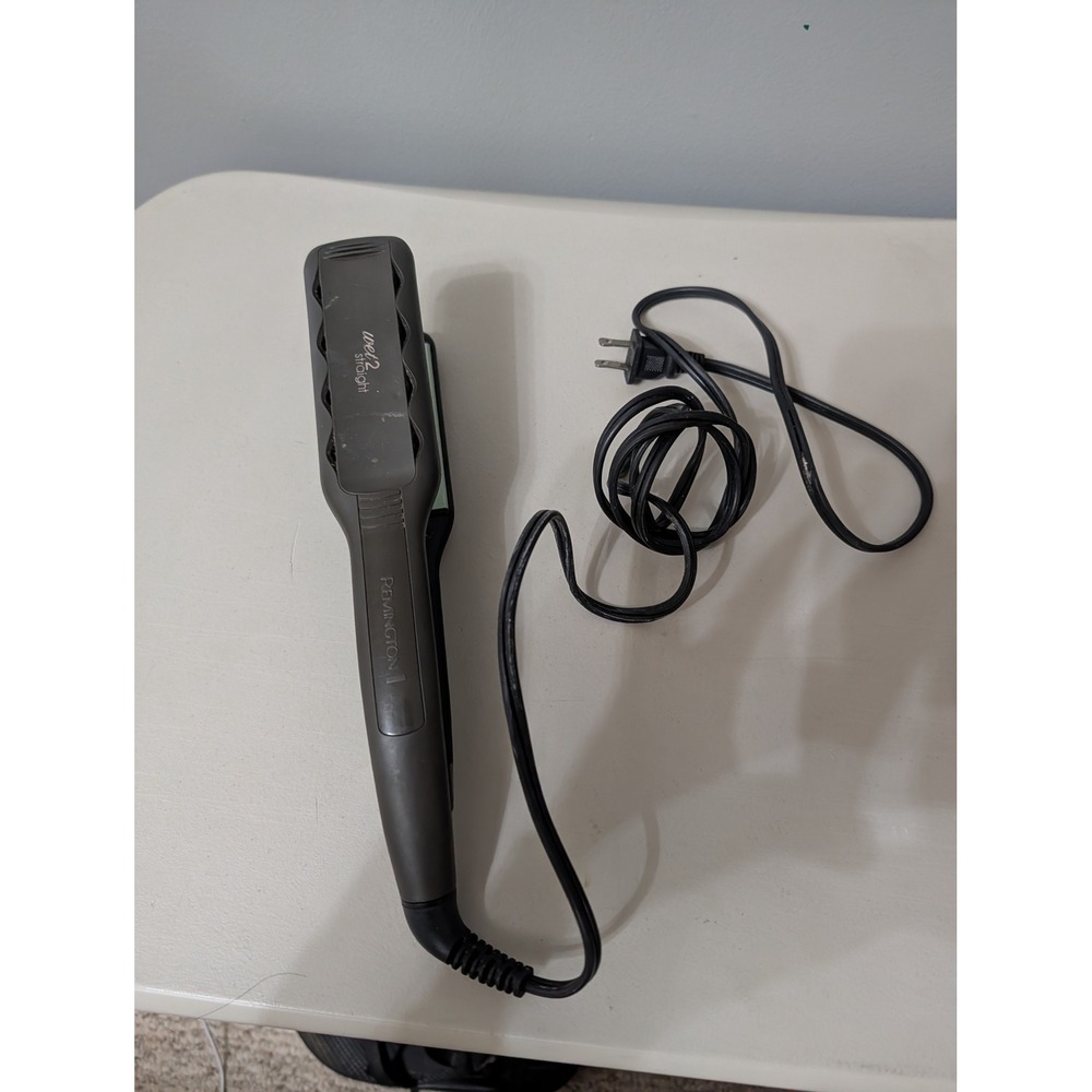 Remington Wet 2 Straight Hair Straightener Flat Iron Ceramic Plates Gray 11 - Picture 1 of 7